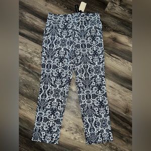 NWT Womens Emaline Emma Tech Stretch Tummy Control Ankle Pants